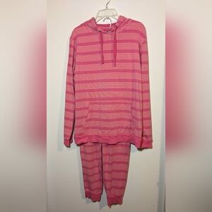 Kickee striped hoodie joggers set